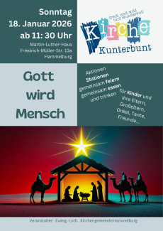 Kirche Kunterbunt am 18. Januar 2026